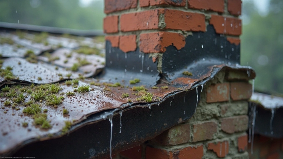 czym uszczelnić blachę przy kominie