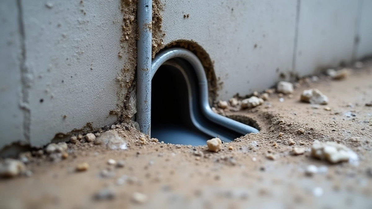 czym uszczelnić otwór w fundamencie