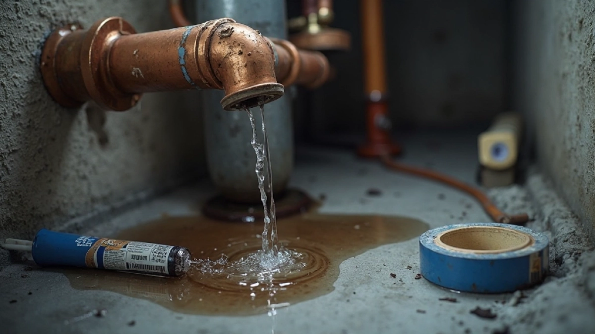 czym uszczelnić rurę z wodą