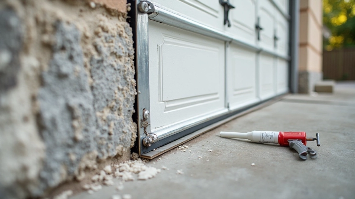 jak uszczelnić bramę garażową uchylną