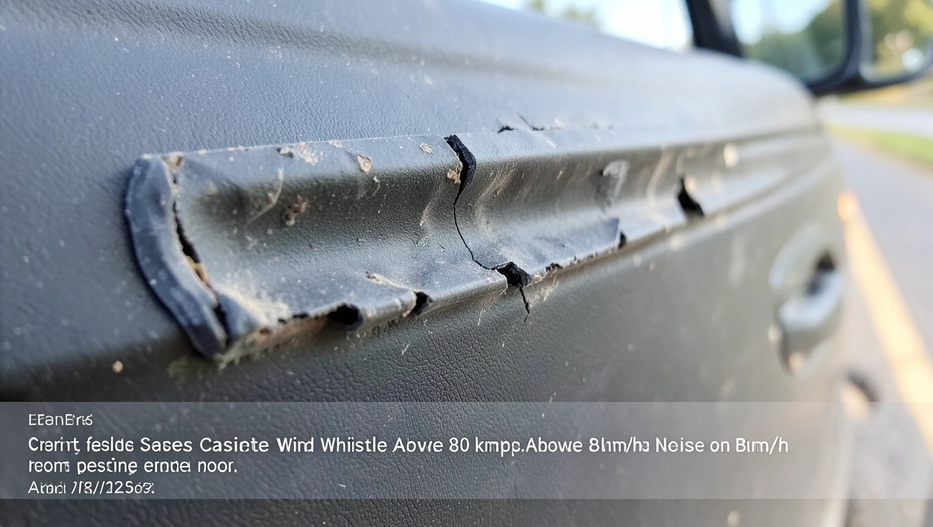 Objawy zużytych uszczelek drzwiowych w aucie