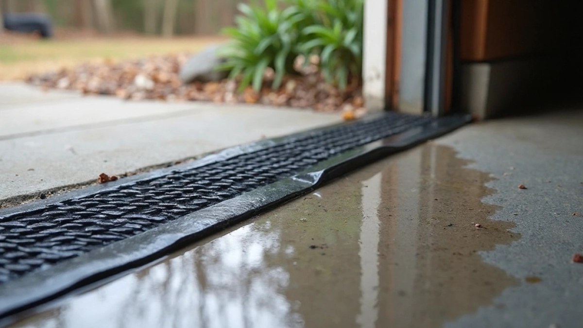 Próg uszczelniający do bramy garażowej