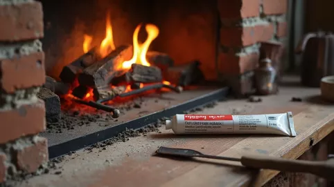 czym uszczelnić szybę w kominku