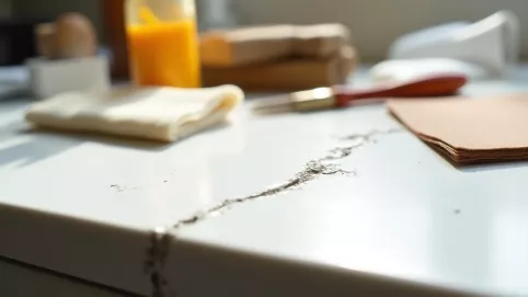 Jak naprawić uszczerbiony blat kuchenny