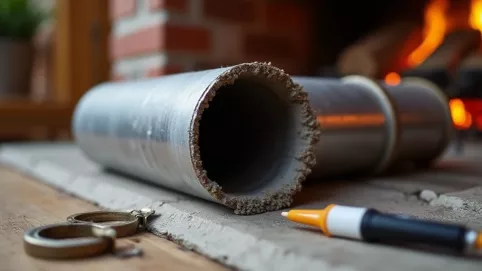 jak uszczelnienie rury spalinowej od kominka