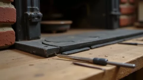 Jak zamontować sznur uszczelniający do pieca