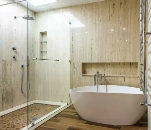 Łazienka Glamour Srebrna