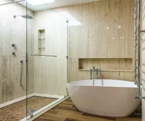 Łazienka Glamour Srebrna
