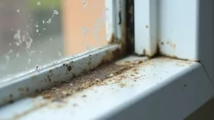Pleśń na uszczelkach okien jak usunąć