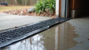 Próg uszczelniający do bramy garażowej