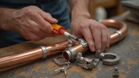 uszczelnianie rur miedzianych