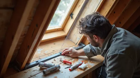Uszczelnienie okna dachowego od wewnątrz