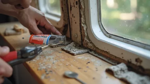 Wymiana Uszczelek w przyczepie kempingowej