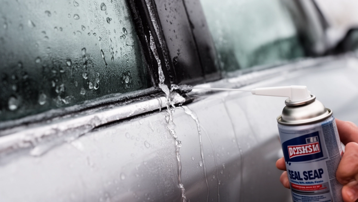 Uszczelniacz w sprayu do samochodu