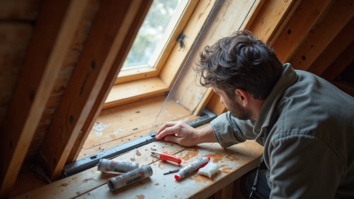 Uszczelnienie okna dachowego od wewnątrz