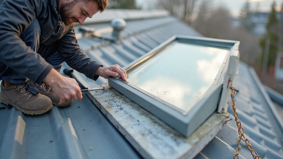 Uszczelnienie okna dachowego od zewnątrz